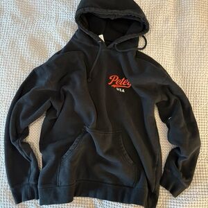 Petey USA Black Hooded Sweatshirt